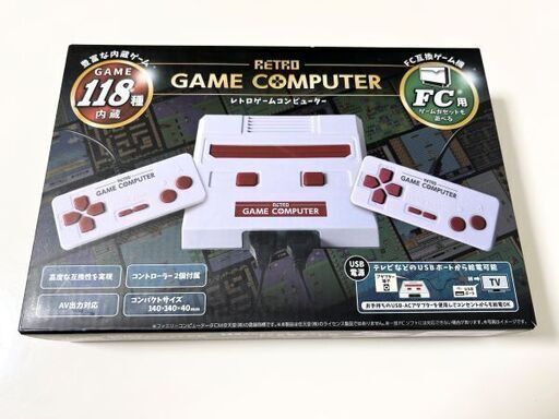 【鹿児島市リサイクルストアスターズ吉野店】【美品】GEO RETORO GAME COMPUTER FC互換ゲーム機