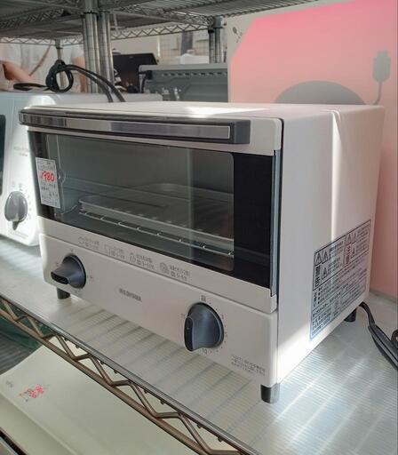★【アイリスオーヤマ】美品❗オーブントースター  2023年製［EOT-012-W］キッチン家電【3か月保証】北九州店鋪店頭販売のみ