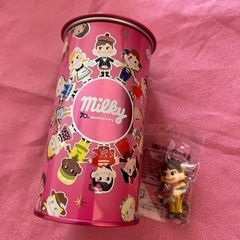ミルキー70周年♦️不二家貯金箱♦️マスコット付