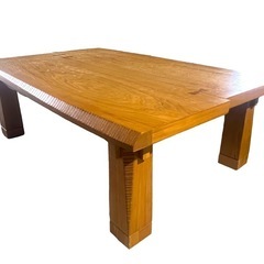 家具調 こたつ 桜 NA1208 08年製 中古 家具 季節家具 木製 長方形　の画像