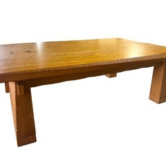 家具調 こたつ 桜 NA1208 08年製 中古 家具 季節家具 木製 長方形　の画像