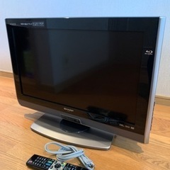 【お譲り先決定】AQUOS液晶テレビ26インチ　ジャンク品　0円