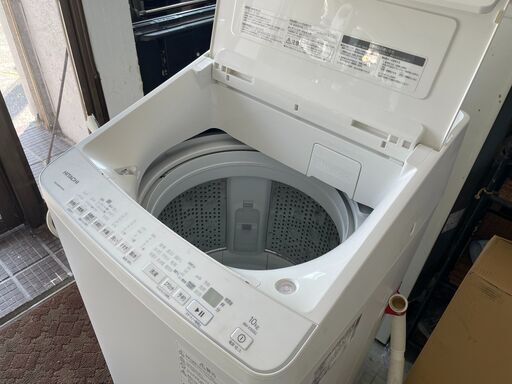 日立10Kビートウオッシュ液体洗剤・柔軟剤自動投入2022年製　分解クリーニング済！