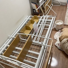 【取引終了】ロフトベッド（簡易机付き）の画像