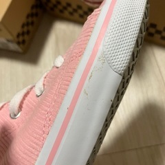 VANS 22センチ　ピンクの画像
