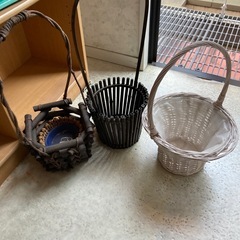 フラワーアレンジメントの花カゴ(1個〜可能)