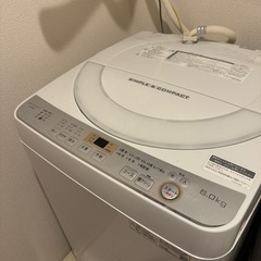 洗濯機　6kg ESGE6C