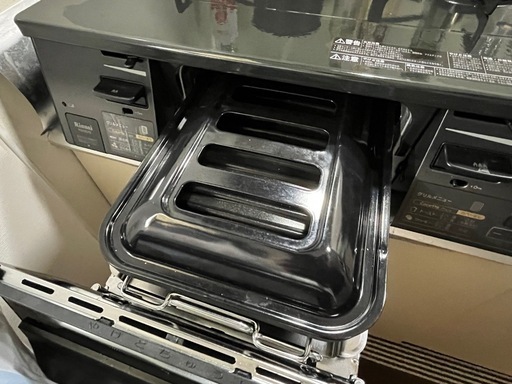 リンナイ　ハイエンドガスコンロ　LP用　ココットプレート付きハイエンド