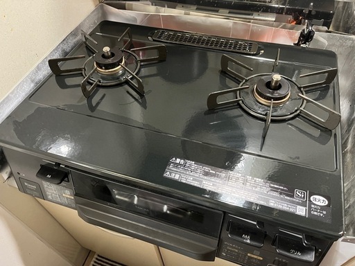 リンナイ　ハイエンドガスコンロ　LP用　ココットプレート付きハイエンド