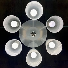 【倉庫保管中】 ヤマギワ yamagiwa シャンデリア CHANDELIER 廃盤品  6灯 シーリングライト 照明 天井照明の画像