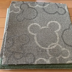 CAINZ  タイルカーペット50×50㌢12枚セット(中古品) 