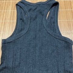 しまむら2　タンクトップ メンズM  黒の画像