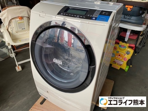 2014年製　日立　ドラム式洗濯乾燥機　10/6kg BD-S8600L