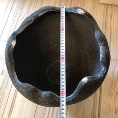 信楽焼？電動つくばい、水鉢、壺の画像