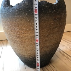 信楽焼？電動つくばい、水鉢、壺の画像