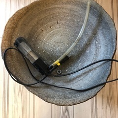 信楽焼？電動つくばい、水鉢、壺の画像