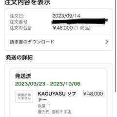 リーンロゼ風1人掛けソファー美品の画像
