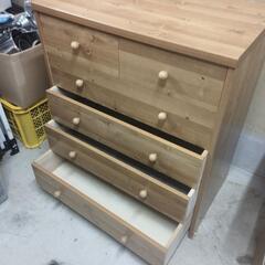 タンス ローチェスト W75xD45xH88の画像