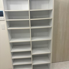 無料 本棚 ホワイト 白 大容量 180cm