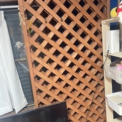 ラティス フェンス3枚セット 天然木 180x90cm