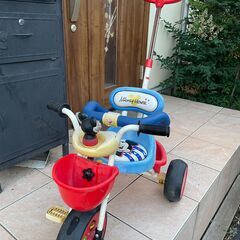 ミッキーマウス　ピープー三輪車　ロック&フリー機能付きの画像