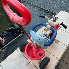 ミッキーマウス　ピープー三輪車　ロック&フリー機能付きの画像