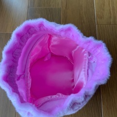 赤ちゃん、幼児前髪クリップと巾着の画像