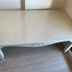 ローテーブル　白家具　　　