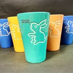 【未使用！美品！】ウサマル　ゴブレット コップ5点セット の画像