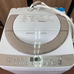 香春町 シャープ 全自動洗濯機 7k 風呂水給水可 中古