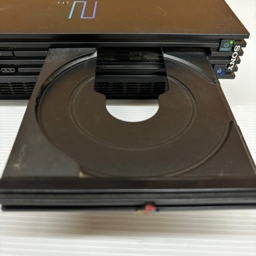 s0812607 SONY ソニー PlayStation2 プレステ PS2 通電確認済 コントローラ付き プレイステーション ブラ