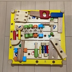 【差し上げます】　知育玩具 アイムトイ　カーペンターテーブル