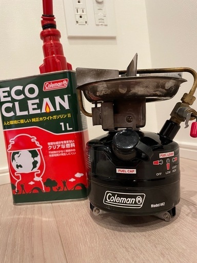 フェザーストーブ　コールマン　キャンプ