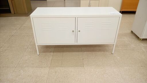 ★ジモティ割あり★  キャビネット 白 H63×D40×W118 クリーニング済み TJ7909