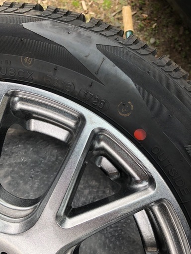 【取引完了　ありがとうございました】新品・未使用スタットレスタイヤ＋アルミホイル　165/65R14  