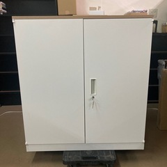 井上金庫 キャビネット IC-0909H MW 両開き ロッカー 収納 鍵付き