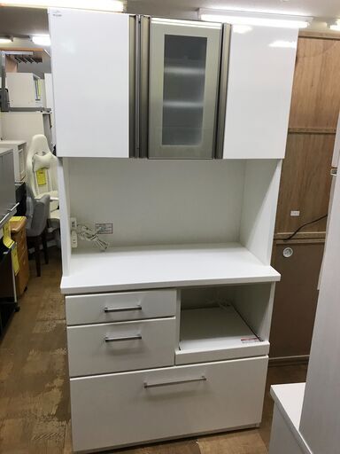 【FU933】★システムキッチンボード  コンパクト おしゃれ キッチン家具 収納家具 クリーニング済 堺市 深井 【ジャングルジャングル深井店】