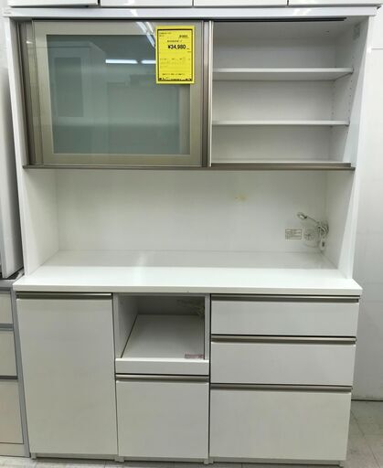 お値下げしました！！！　システムキッチンボード　幅(W)1400mm × 奥行(D)500mm × 高さ(H)2260mm　【ジャングルジャングル堺初芝店】　堺市（東区　西区　北区　南区　堺区　美原区）高石市　泉大津市　忠岡町　和泉市　松原市　大阪狭山市