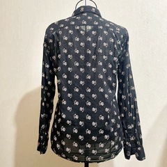 【バラ柄シャツ】UNIQLO/ユニクロ【古着】の画像