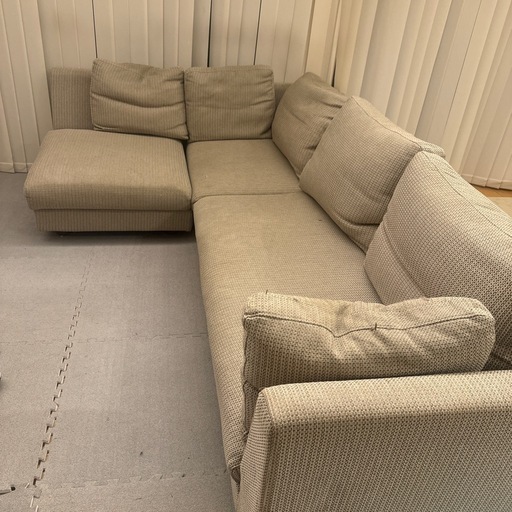 ✳️値下げしました【5-6人掛け】ソファー(未使用オットマン付き)