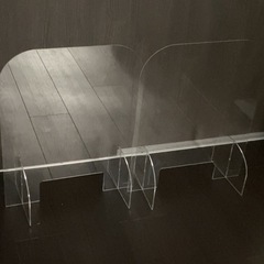【美品】受付用アクリルパネル2台セットの画像