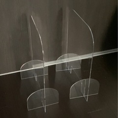 【美品】受付用アクリルパネル2台セット