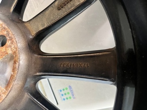 17インチ軽用　5.5j 4本