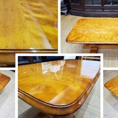 ｈ16　Daniel/横浜ダニエル　レオナ　樺桜材　センターテーブルの画像