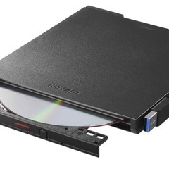 BUFFALO外付けポータブルDVD/CDドライブ【新品未開封】...
