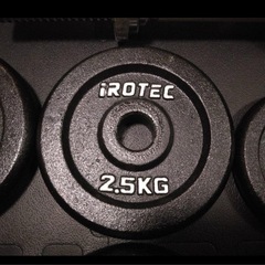 ダンベル 20kg(10kg×2)　ブラックの画像