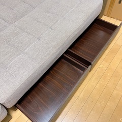 【受け渡し者決定しました】ニトリ　ソファーベッド　ベッド　の画像