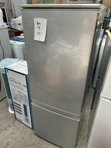 シャープ　2ドア冷蔵庫
