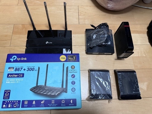 Wi-Fiルーター　無線LAN nec iodata BUFFALO Tp-link 高速インターネット