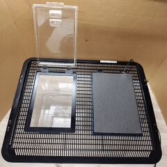 正常作動品　飼育ケース プラケース 透明ハウス 　遠赤外線上部用ヒーター　屋内用ゲージ　447G10の画像